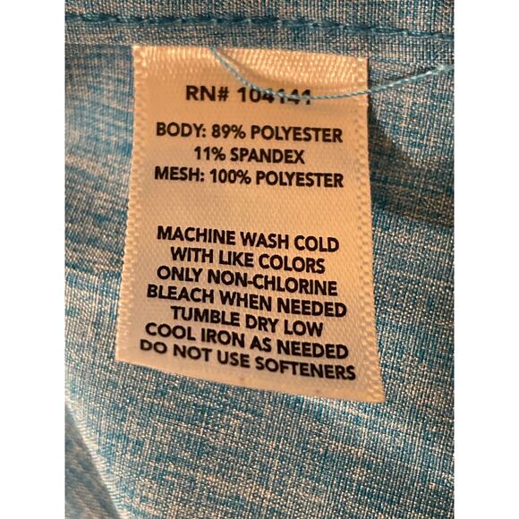 Field & Stream Women's Long Sleeve Size Large Button Up Blue‎ Outdoors Hiking - Picture 7 of 7